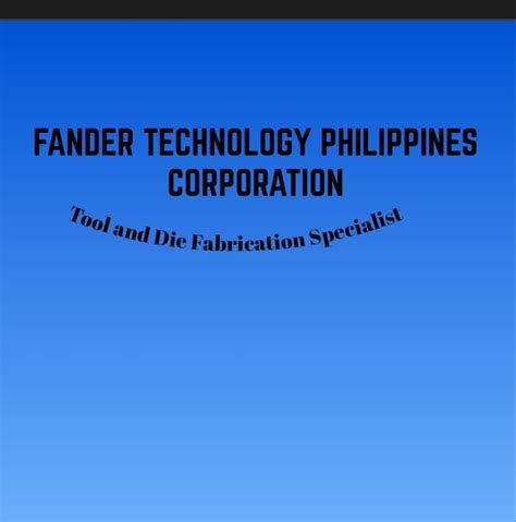 fander technology philippines corporation